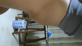 华裔白虎美乳肚兜姑娘被男友无套内射